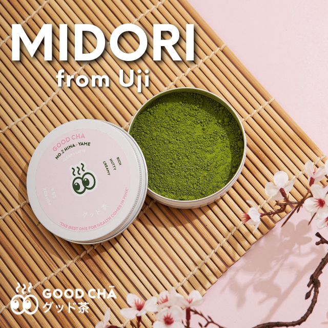 “MIDORI” 100% Matcha Powder from Uji (for Clear/Latte)