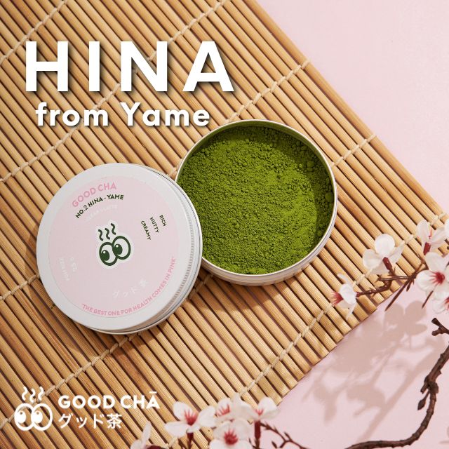 “HINA” 100% Matcha Powder from Yame (for Clear/Latte)