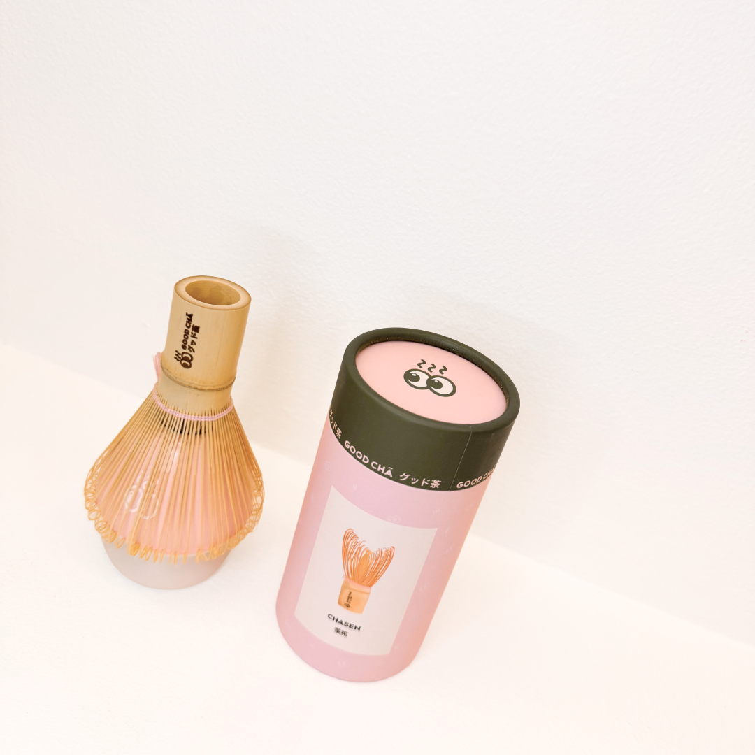 PINK CHASEN (Organic Bamboo Matcha Whisk)