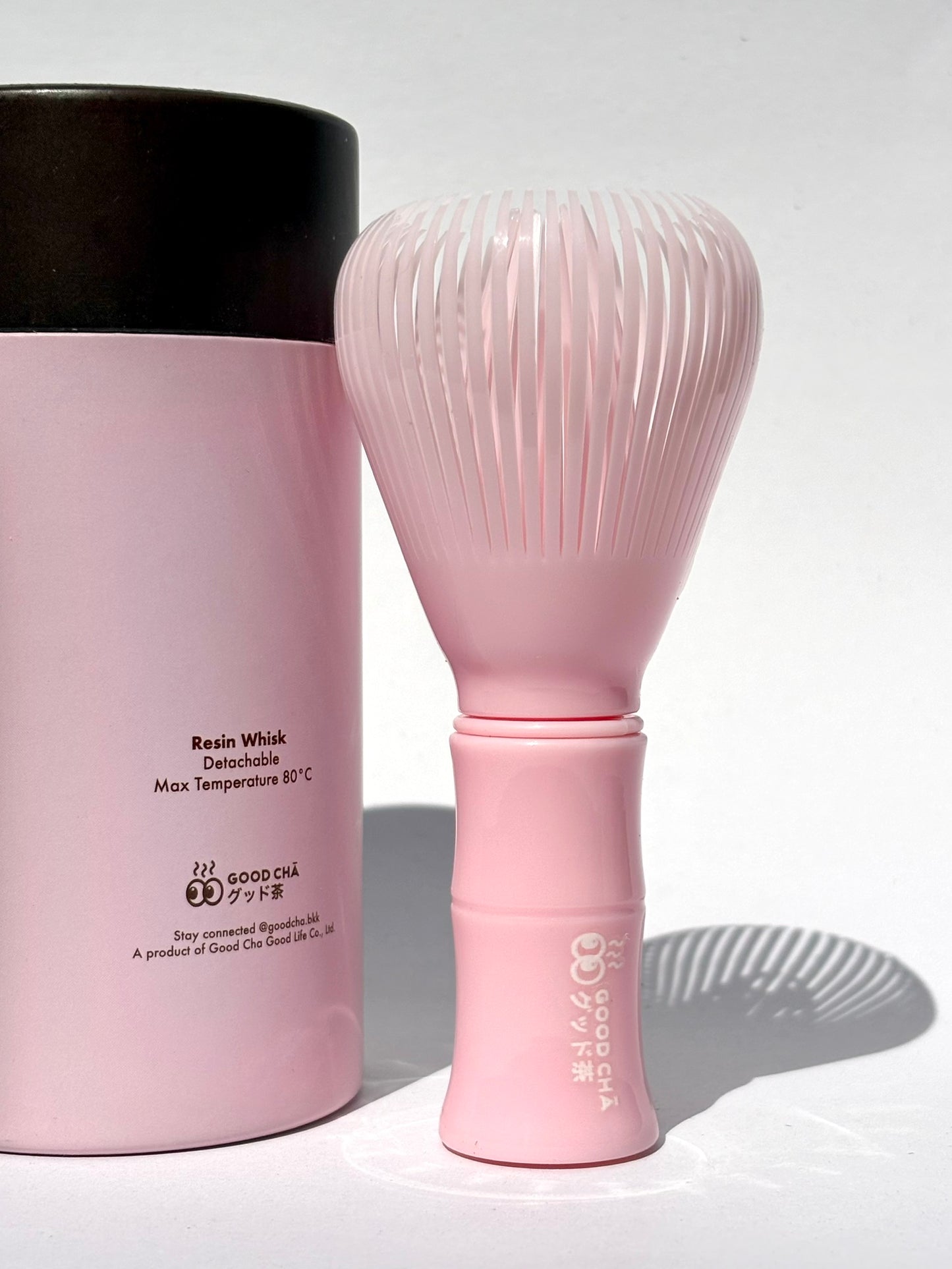 GOOD CHĀ Pink Resin Matcha Whisk (Chasen)
