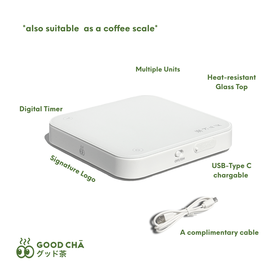 GOOD CHĀ Digital Matcha & Coffee Scale