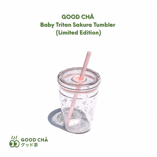 GOOD CHĀ - Baby Tritan Sakura Tumbler (Limited Edition)