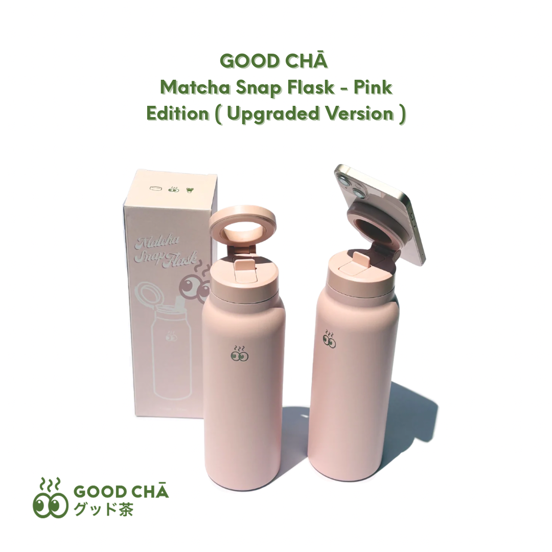 Matcha Snap Flask - Pink Edition ( Upgraded Version )