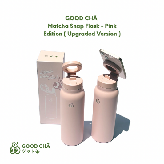 Matcha Snap Flask - Pink Edition ( Upgraded Version )