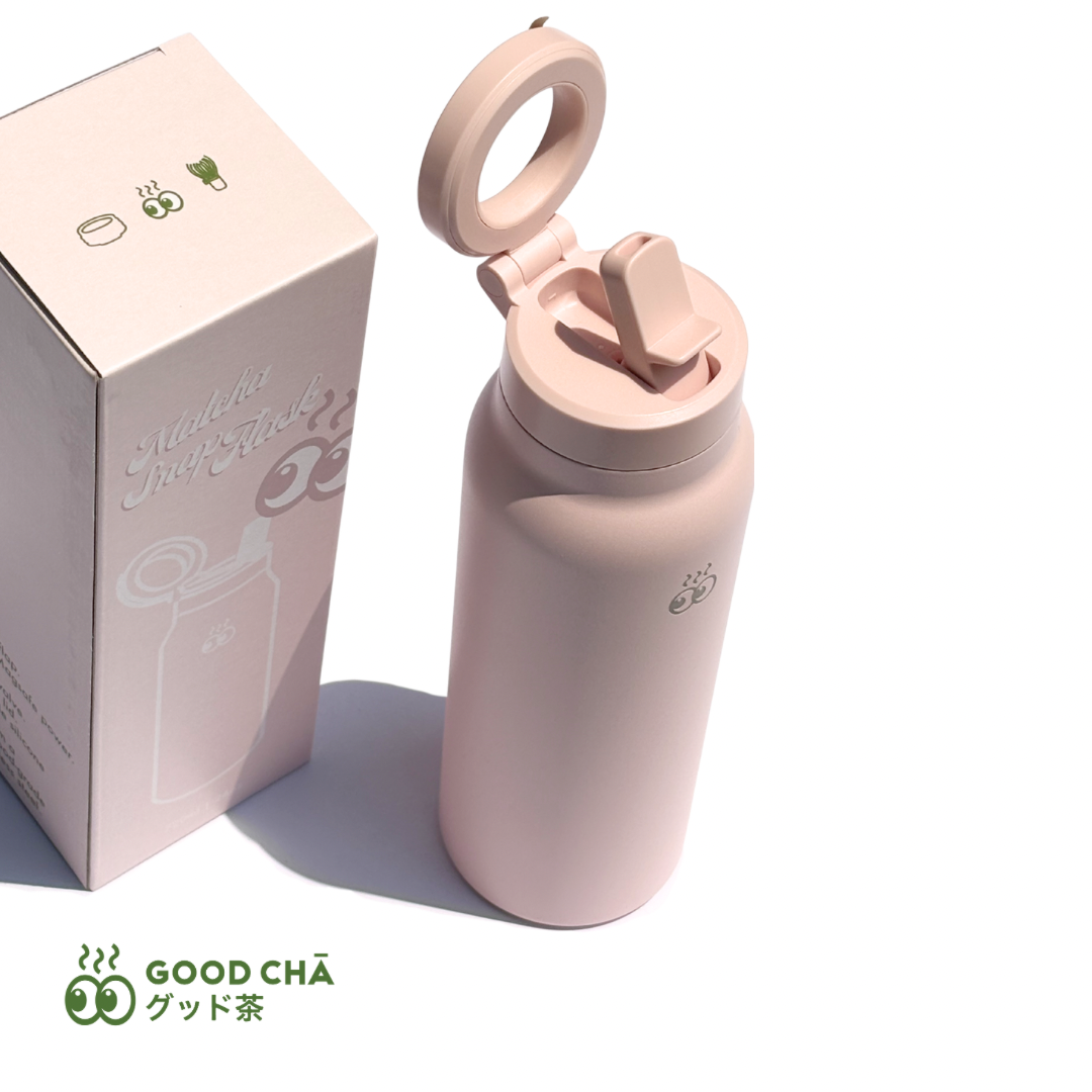 Matcha Snap Flask - Pink Edition ( Upgraded Version )